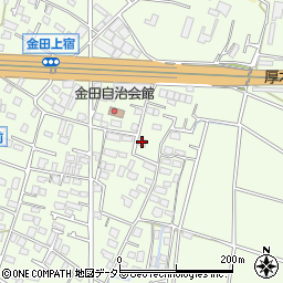 神奈川県厚木市金田731周辺の地図