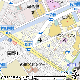 神奈川県横浜市西区南幸2丁目17周辺の地図