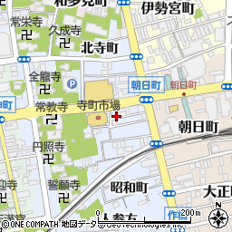 島根県松江市寺町万代町周辺の地図