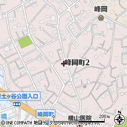 神奈川県横浜市保土ケ谷区峰岡町周辺の地図