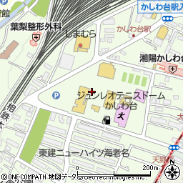 神奈川県海老名市柏ケ谷周辺の地図