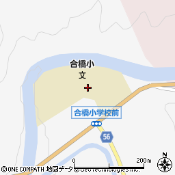 豊岡市立合橋小学校周辺の地図