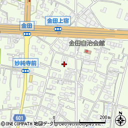神奈川県厚木市金田449周辺の地図