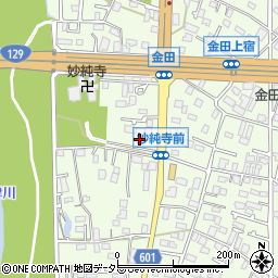 神奈川県厚木市金田299-10周辺の地図