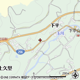 長野県飯田市上久堅下平214周辺の地図