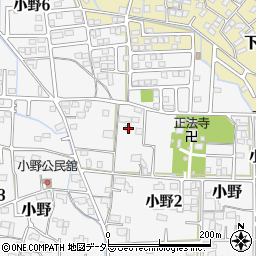 岐阜県岐阜市小野586-5周辺の地図