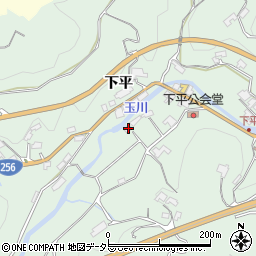 長野県飯田市上久堅下平7925周辺の地図