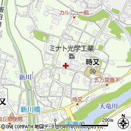 長野県飯田市時又288周辺の地図