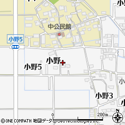 岐阜県岐阜市小野5丁目60周辺の地図