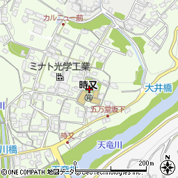 長石寺周辺の地図
