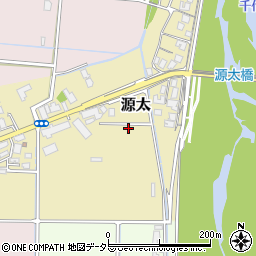 鳥取県鳥取市源太周辺の地図