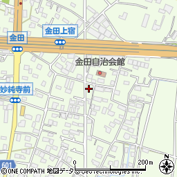 神奈川県厚木市金田446-2周辺の地図