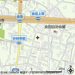 神奈川県厚木市金田450周辺の地図
