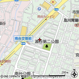 神奈川県横浜市瀬谷区南台1丁目3周辺の地図