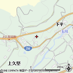 長野県飯田市上久堅下平133周辺の地図