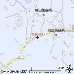 岡瀬沢口周辺の地図