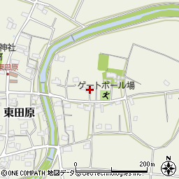 岐阜県関市東田原552周辺の地図