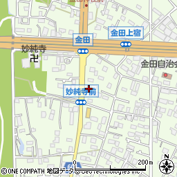 神奈川県厚木市金田459周辺の地図