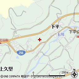 長野県飯田市上久堅180周辺の地図