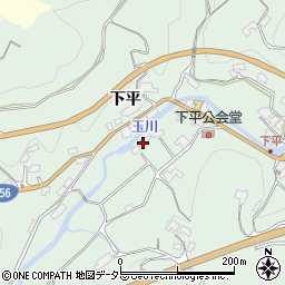 長野県飯田市上久堅下平7906周辺の地図