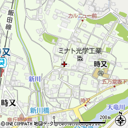 長野県飯田市時又290-2周辺の地図