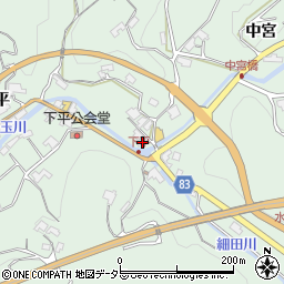 長野県飯田市上久堅442周辺の地図