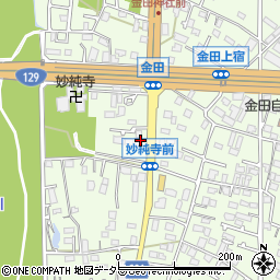神奈川県厚木市金田299周辺の地図
