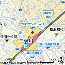 美容室イレブンカット二俣川店周辺の地図