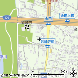 神奈川県厚木市金田298周辺の地図