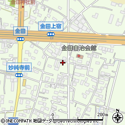神奈川県厚木市金田447周辺の地図