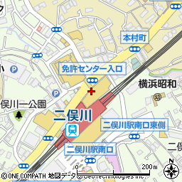 横浜市旭区民文化センター（サンハート）　音楽ホール周辺の地図