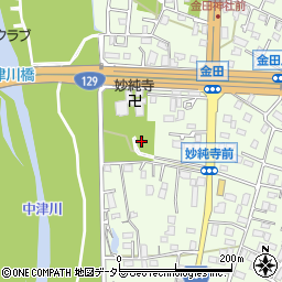 神奈川県厚木市金田291周辺の地図