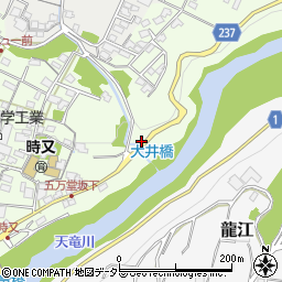 長野県飯田市時又185周辺の地図