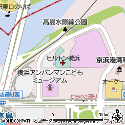 横浜マリノス周辺の地図