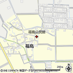 福島公民舘周辺の地図