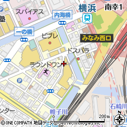 神奈川県横浜市西区南幸周辺の地図