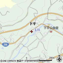 長野県飯田市上久堅下平216周辺の地図