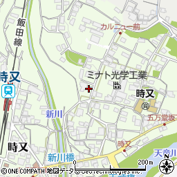 長野県飯田市時又287-2周辺の地図