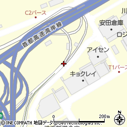 神奈川県横浜市鶴見区大黒ふ頭周辺の地図