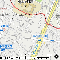 神奈川県横浜市旭区市沢町169周辺の地図
