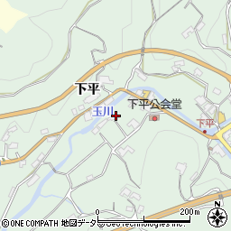 長野県飯田市上久堅下平7903周辺の地図