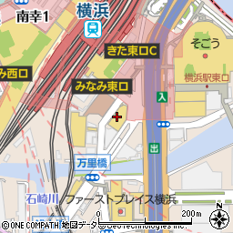 崎陽軒本店　横浜駅東口レストラン周辺の地図