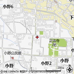 岐阜県岐阜市小野585周辺の地図