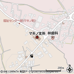 高島市マキノ支所周辺の地図
