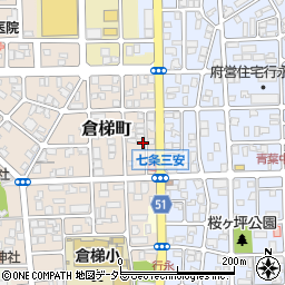 京都府舞鶴市倉梯町14-7周辺の地図