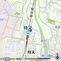 長野県飯田市時又723周辺の地図
