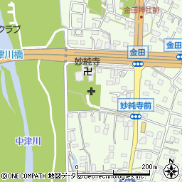 神奈川県厚木市金田297-2周辺の地図