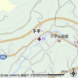 長野県飯田市上久堅下平219-1周辺の地図
