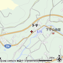 長野県飯田市上久堅下平214-4周辺の地図