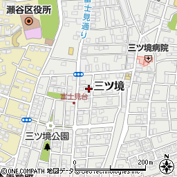 神奈川県横浜市瀬谷区三ツ境117-3周辺の地図